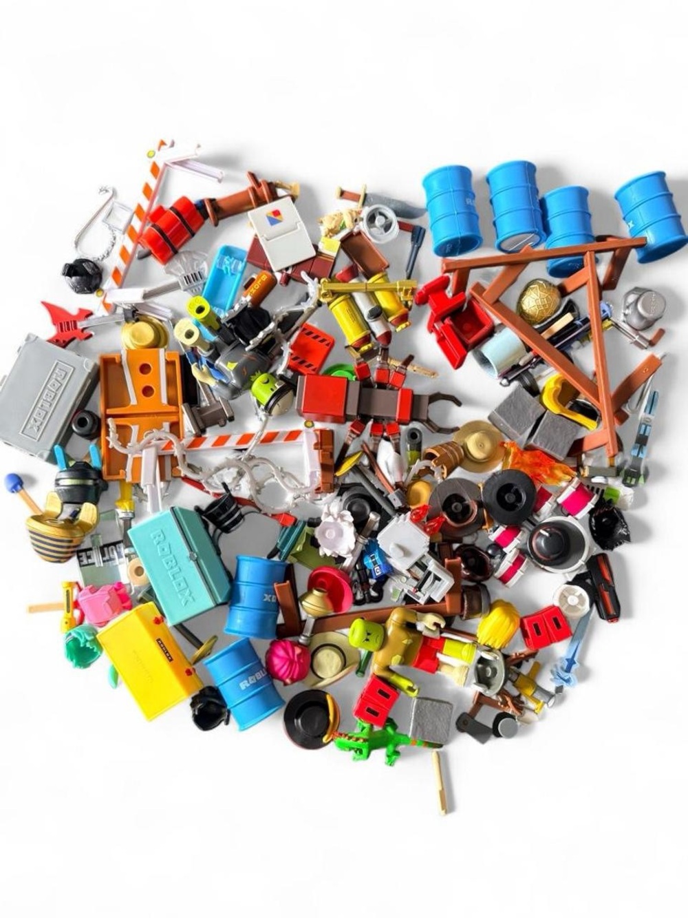 Roblox Huge Mixed Lot of Action Figure Accessories & Toy Parts